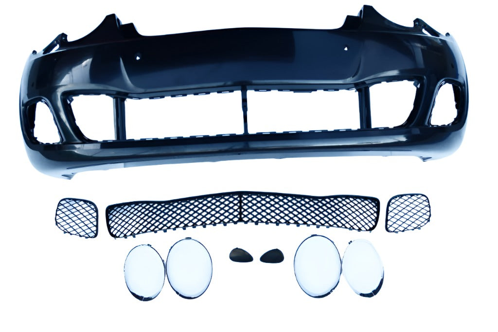 Bentley Continental Gt Gtc Facelift Front Bumper Cover w Black grilles #1757