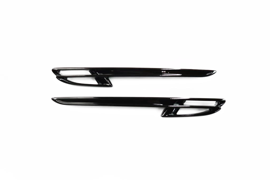 Bentley Flying Spur black left & right fender air vent grill 2pcs #1869