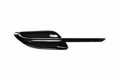 Bentley Continental Gt Gtc black left fender air vent grill 1pc #1856