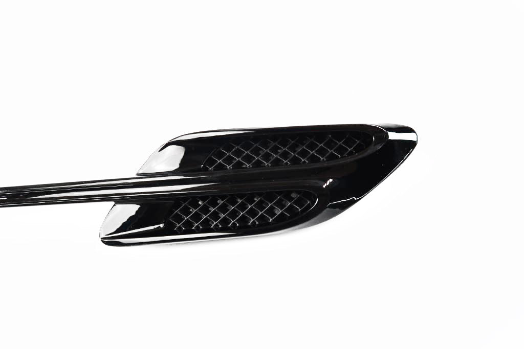 Bentley Continental Gt Gtc black left & right fender air vent grill 2pcs #1855