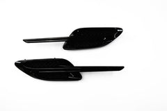 Bentley Continental Gt Gtc black left right fender air vent grill 2pcs #1873