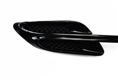 Bentley Continental Gt Gtc black left fender air vent grill 1pc #1874