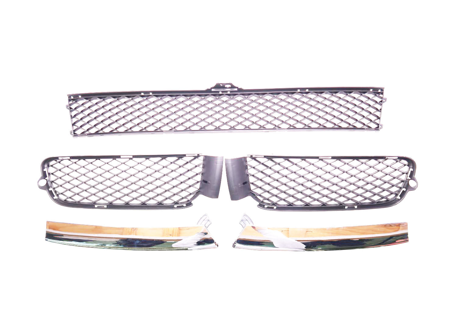 Rolls Royce Wraith Dawn front bumper grilles +chrome trim #2455