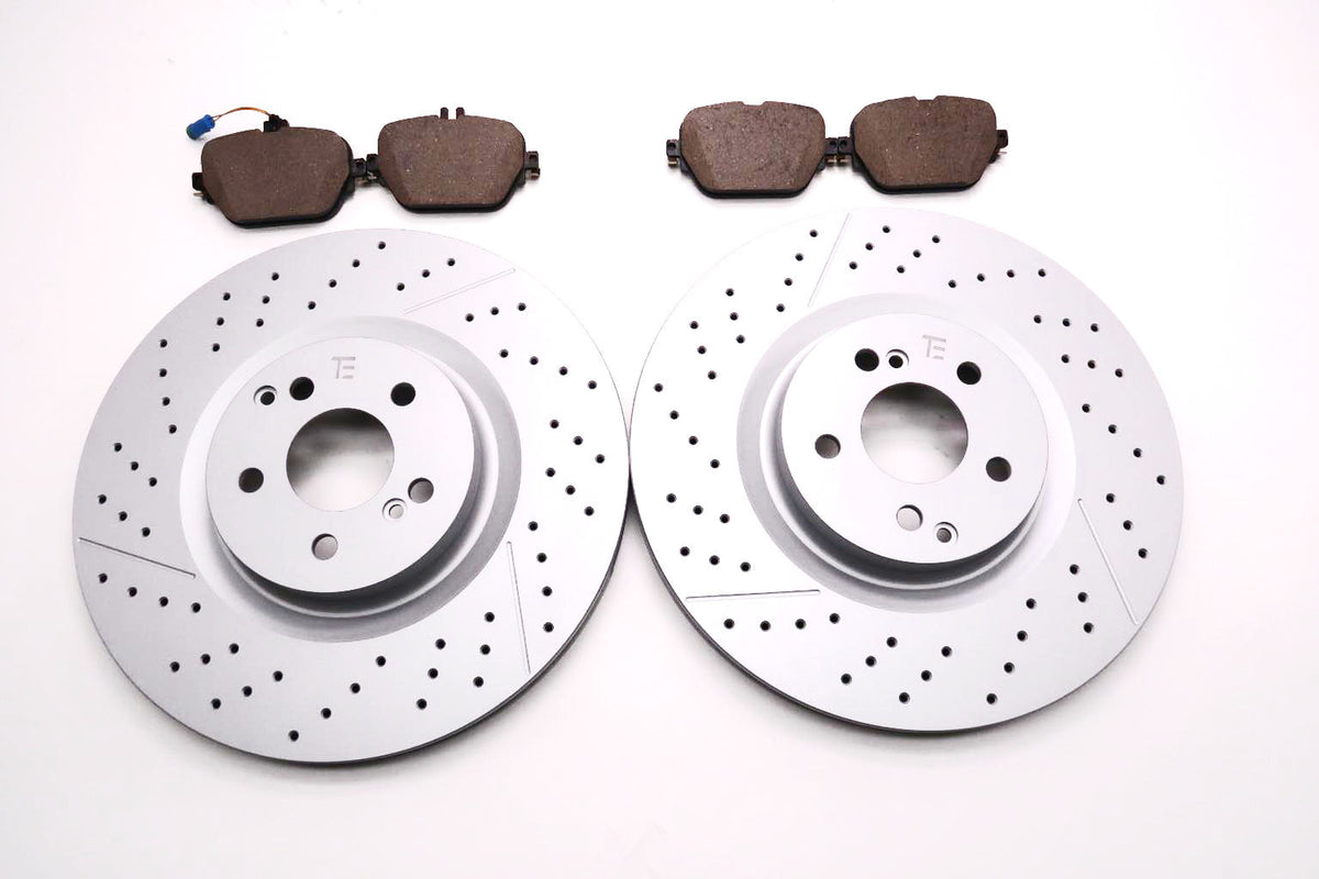 Mercedes Glc63 Gt63 Gt53 Amg rear brake pads & rotors TopEuro #1959