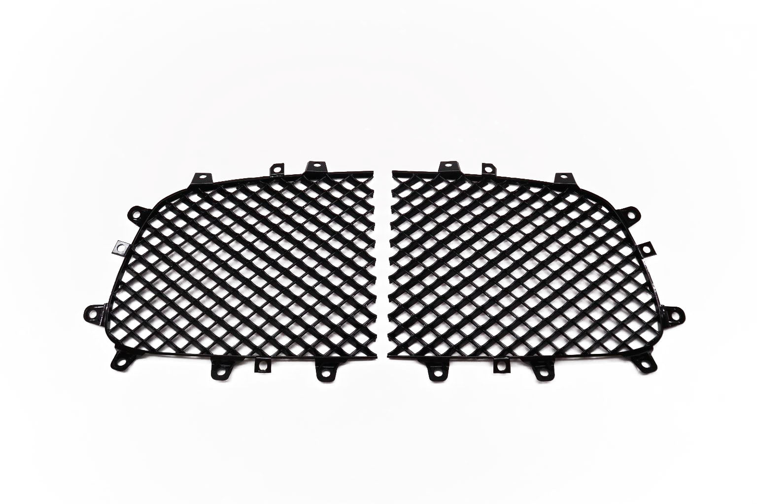 Bentley Continental Gtc Gt Flying Spur black front center grille inserts #2019