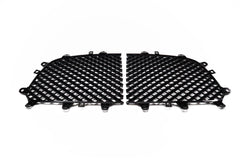 Bentley Continental Gtc Gt Flying Spur black front center grille inserts #2019