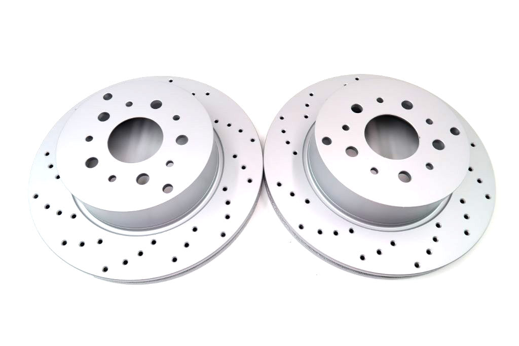 Maserati Quattroporte rear brake pads & rotors TopEuro #1080