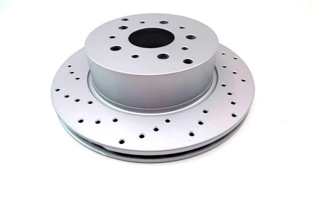 Maserati Quattroporte rear brake pads & rotors TopEuro #1080