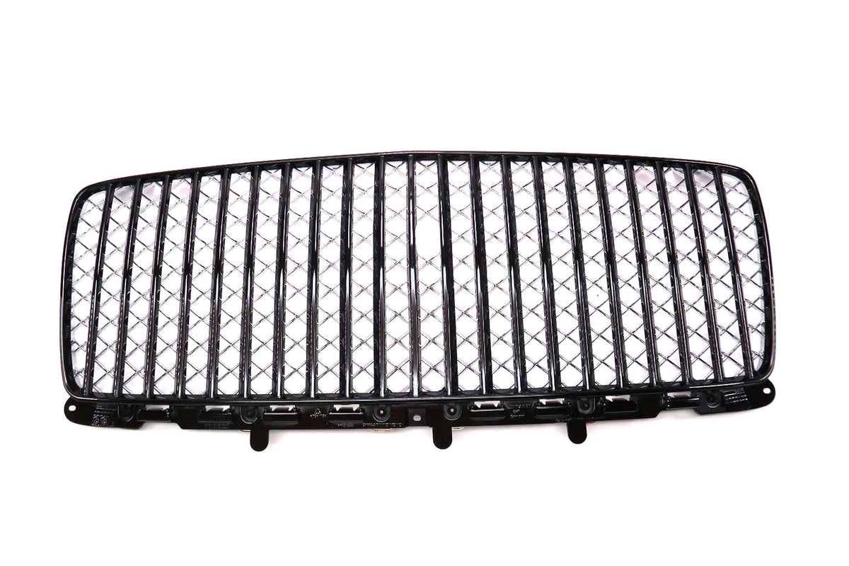 Bentley Bentayga Ewb Azure front black radiator grille + chrome inserts #2552