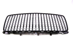 Bentley Bentayga Ewb Azure front black radiator grille + chrome inserts #2552