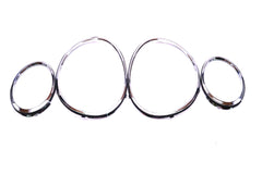 Bentley Gt Gtc chrome headlight rings 4pcs #2578