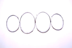 Bentley Flying Spur chrome headlight rings 4pcs #2583