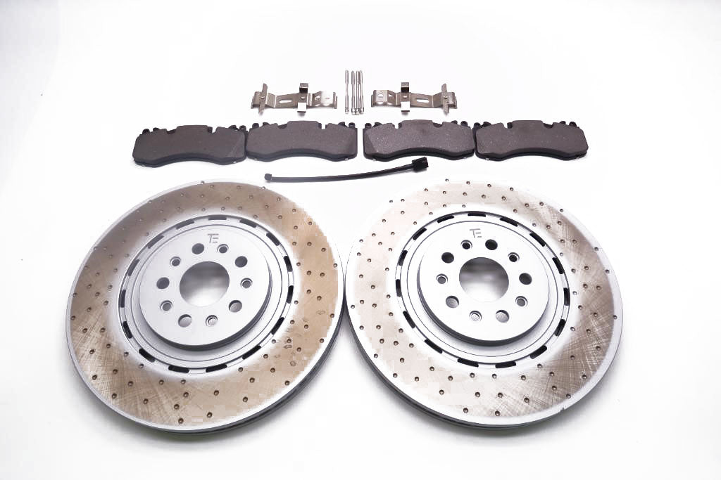 Maserati Levante S Modena front brake pads rotors TopEuro #2680