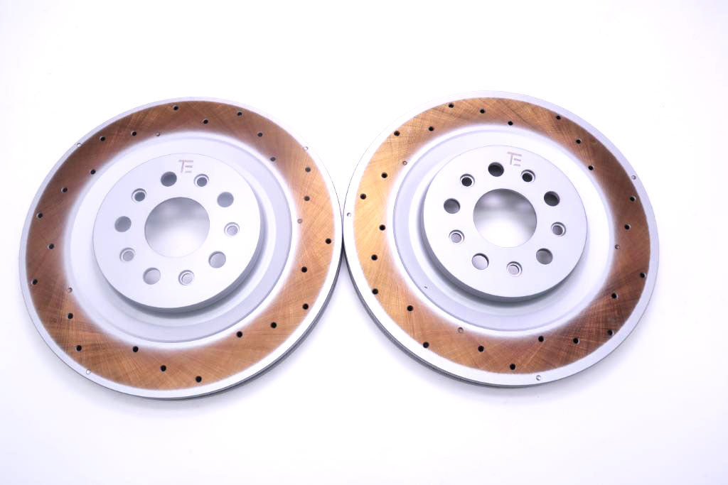 Maserati Ghibli 3.8 Trofeo rear brake disc rotors 2pcs TopEuro #2695