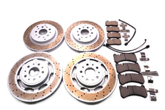 Maserati GranTurismo Gran Turismo Gt front rear brake pads rotors TopEuro #2531