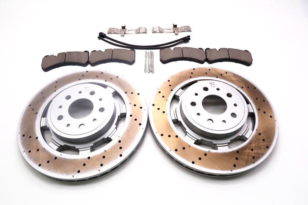 Maserati GranTurismo Gran Turismo Gt front brake pads rotors TopEuro #2533