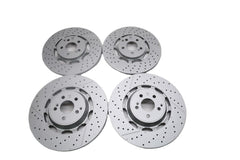 Mercedes E63 AMG S front & rear brake disc rotors TopEuro #2624