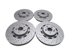 Mercedes E63 AMG S front & rear brake disc rotors TopEuro #2624