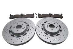 Mercedes E63 AMG S front brake pads & rotors TopEuro #2625