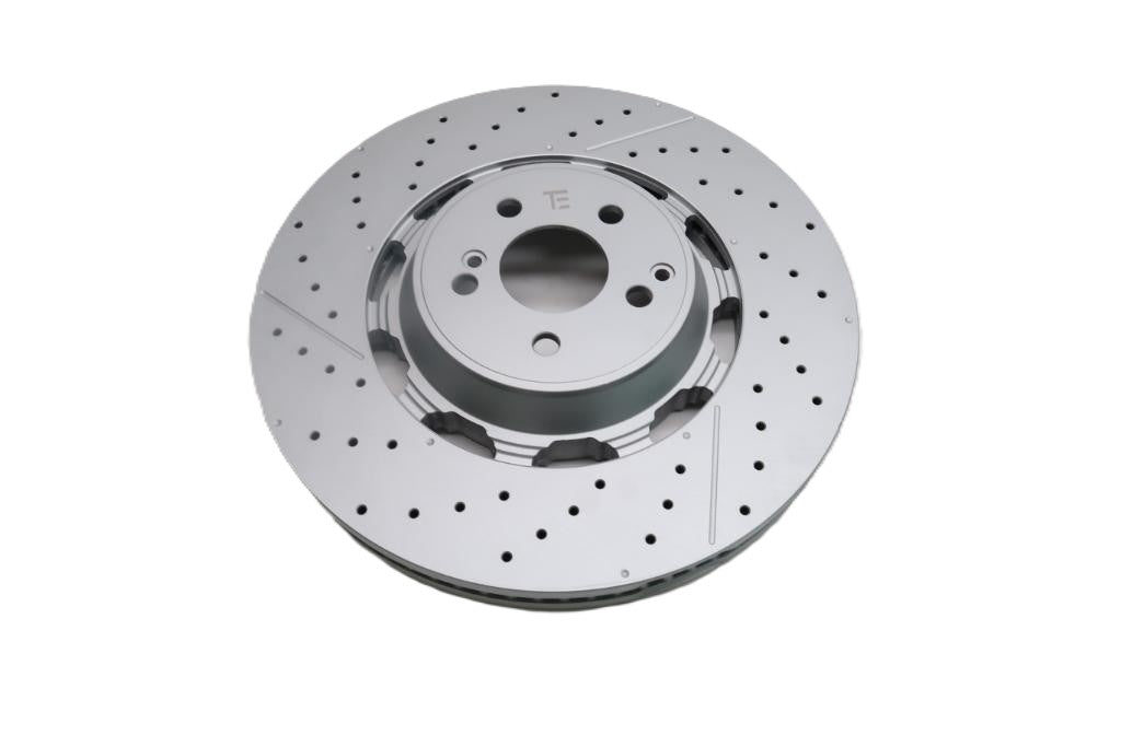 Mercedes E63 AMG S front brake disc rotor 1pc TopEuro #2627