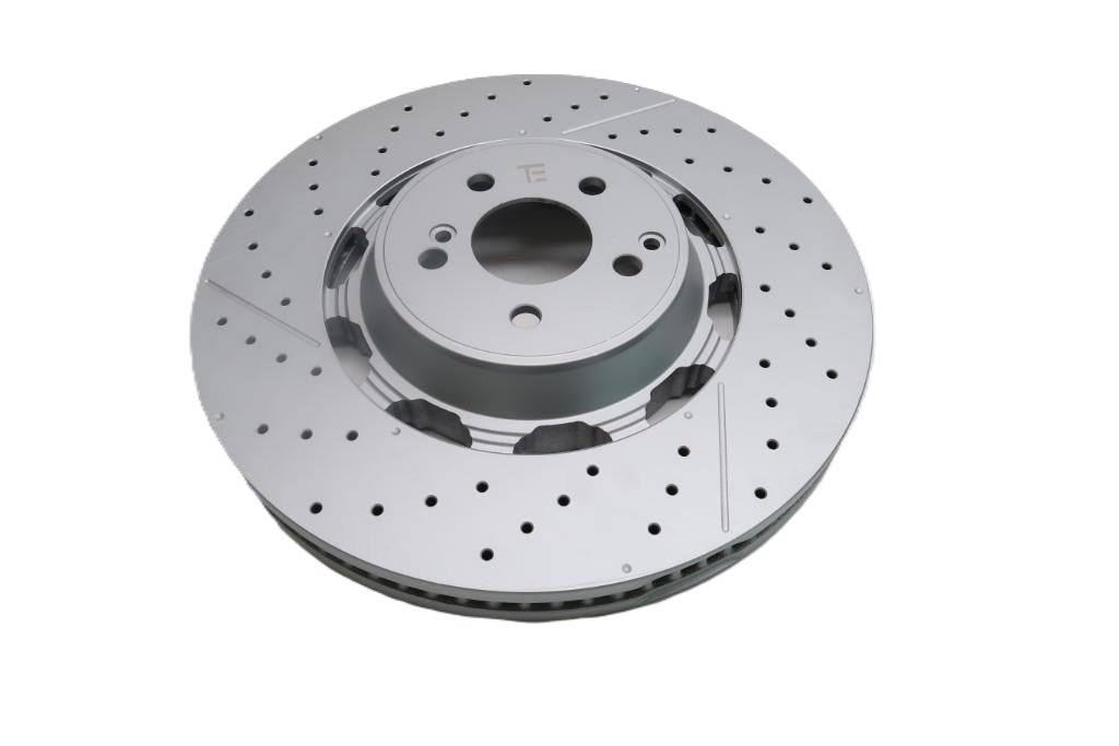 Mercedes E63 AMG S front brake disc rotor 1pc TopEuro #2627