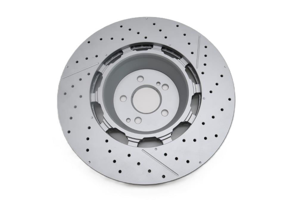 Mercedes E63 AMG S front brake disc rotors 2pcs TopEuro #2626