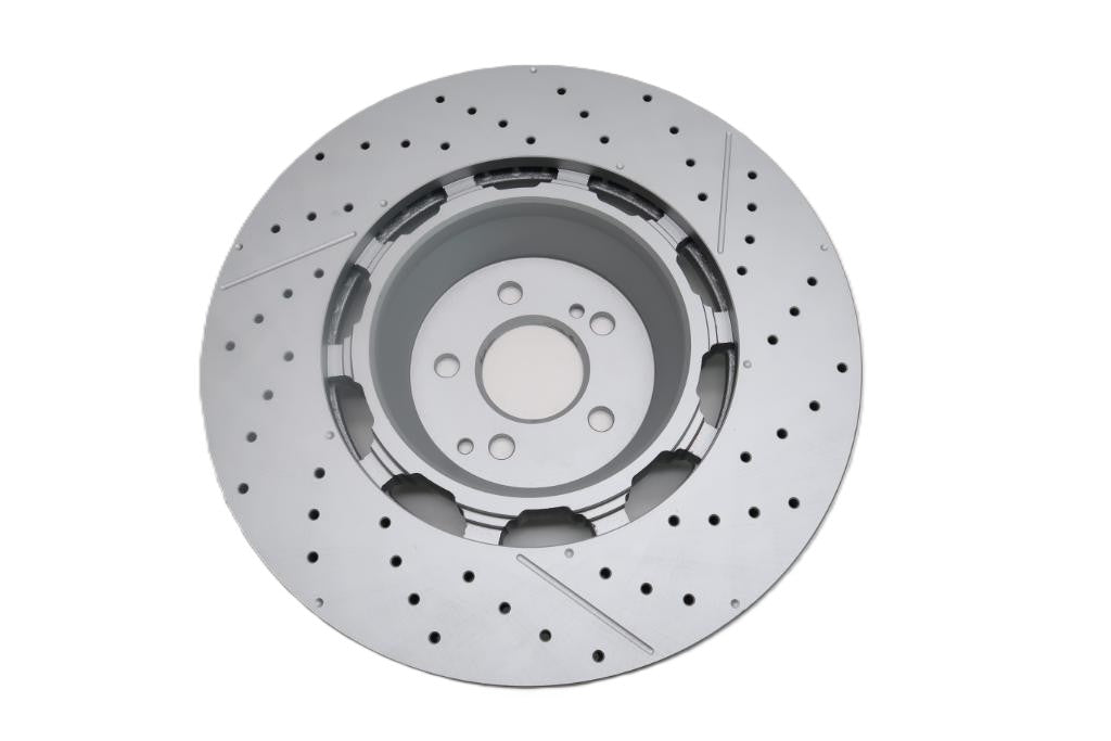 Mercedes E63 AMG S front brake disc rotor 1pc TopEuro #2627