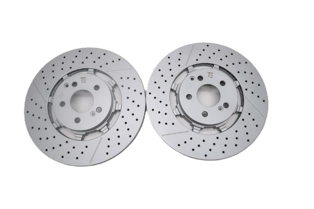 Mercedes E63 AMG S rear brake disc rotors x2 pcs TopEuro #2629