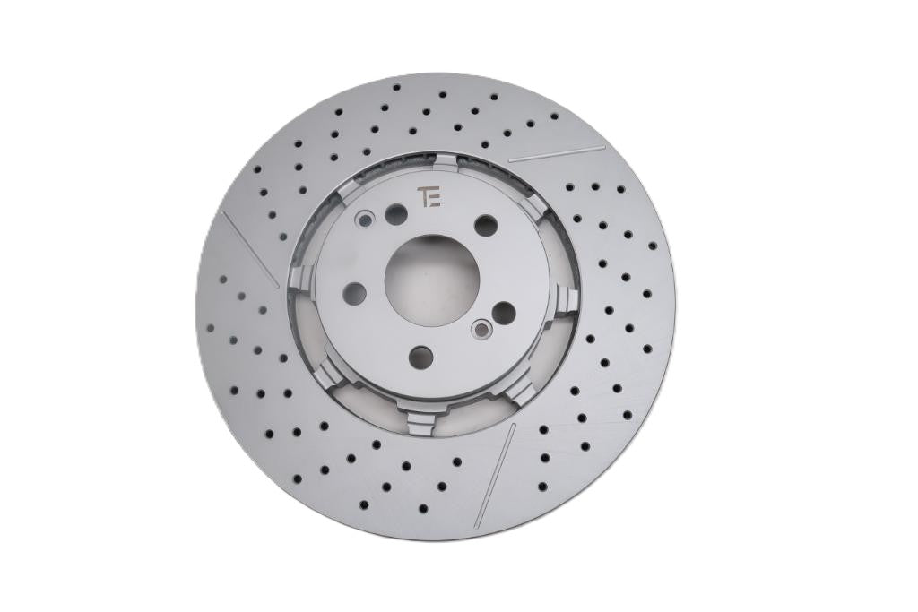Mercedes E63 AMG S rear brake pads & rotors TopEuro #2628