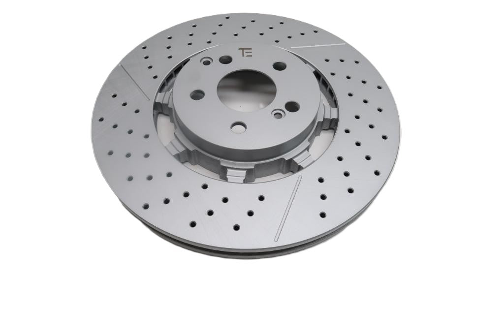 Mercedes E63 AMG S rear brake disc rotors x2 pcs TopEuro #2629