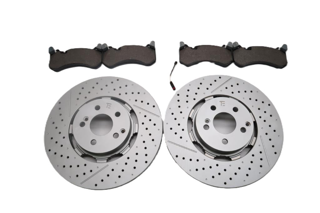 Mercedes Gt53 E63 C63 Cls63 Amg front brake pads & rotors TopEuro #2636