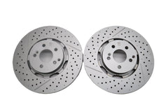 Mercedes Gt53 E63 C63 Cls63 Amg front brake diksc rotors 2pcs TopEuro #2637