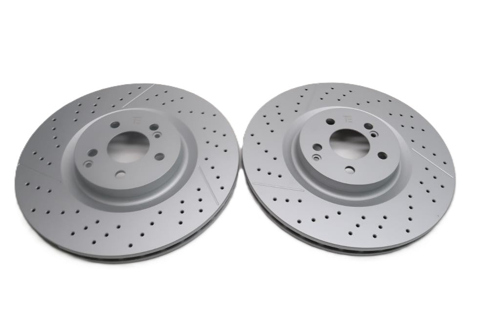 Mercedes Gt53 Amg rear brake disc rotors 2pcs TopEuro #2640