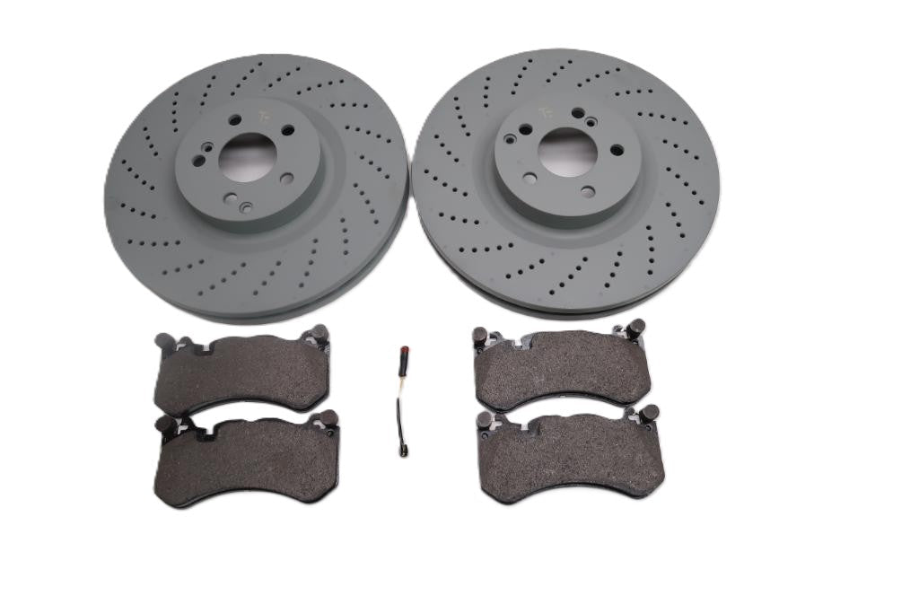 Mercedes Benz C63 Amg front brake pads & rotors TopEuro #2647