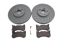 Mercedes Benz C63 Amg front brake pads & rotors TopEuro #2647