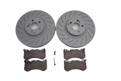 Mercedes Benz C63 Amg front brake pads & rotors TopEuro #2647