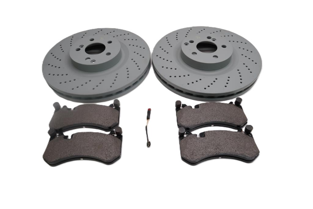 Mercedes Benz C63 Amg front brake pads & rotors TopEuro #2647