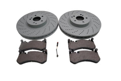 Mercedes Benz C63 Amg front brake pads & rotors TopEuro #2647
