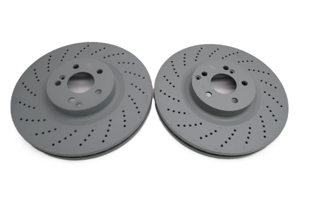 Mercedes Benz C63 Amg front brake disk rotors TopEuro #2648