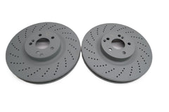 Mercedes Benz C63 Amg front brake disk rotors TopEuro #2648