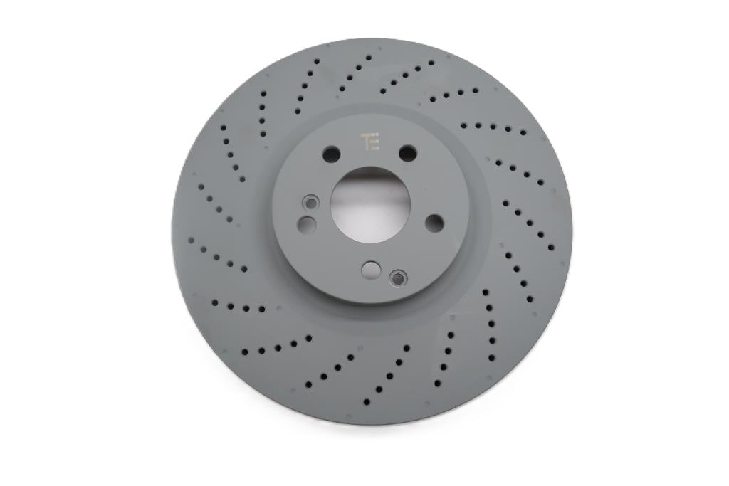 Mercedes Benz C63 Amg front & rear brake disc rotors TopEuro #2646