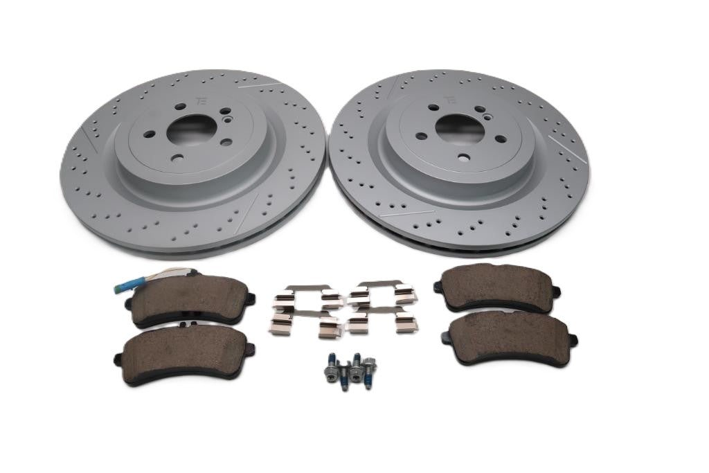 Mercedes Benz C63 Sl63 Sl65 Amg rear brake pads & rotors TopEuro #2650