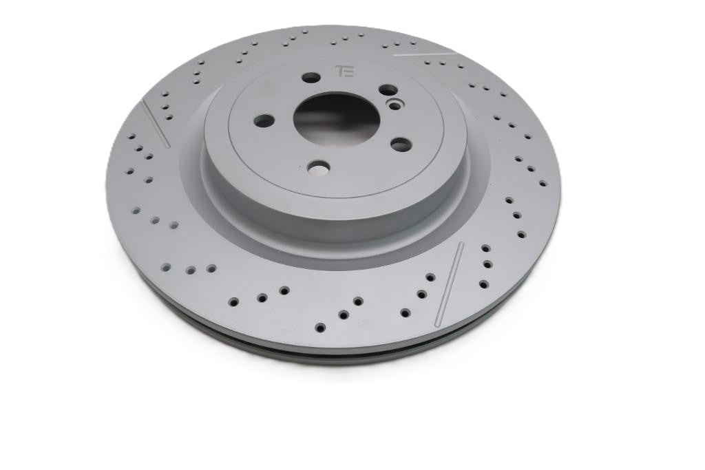 Mercedes Benz C63 Amg front & rear brake disc rotors TopEuro #2646