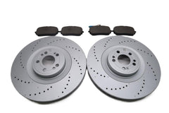 Mercedes Gle53 Amg front brake pads & rotors TopEuro #2658