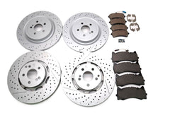 Mercedes Gt front rear brake pads & rotors TopEuro #2667