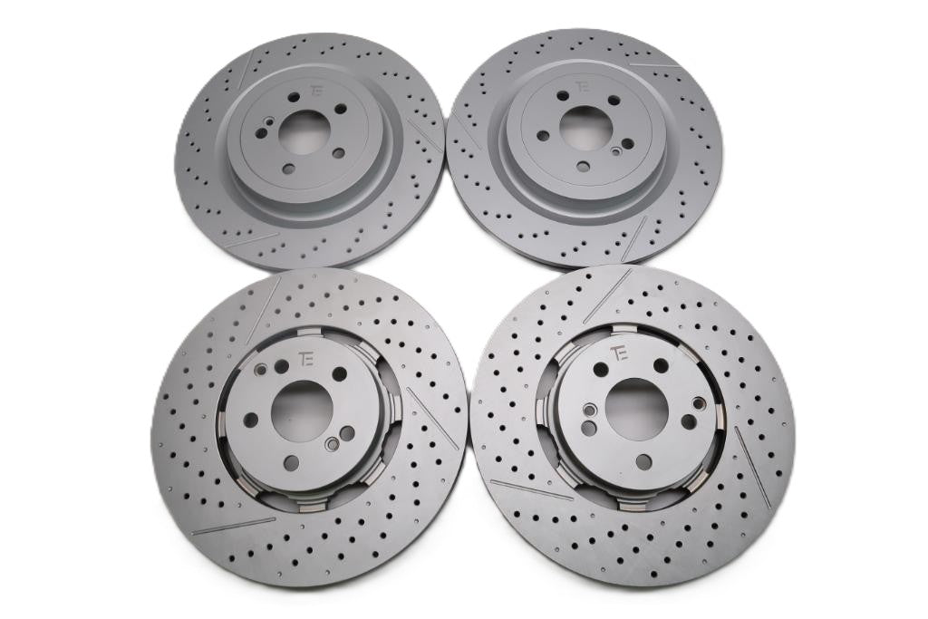 Mercedes Gt front & rear brake disc rotors TopEuro #2668