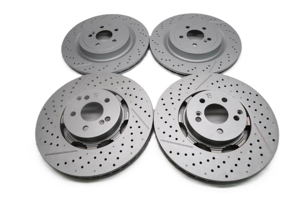 Mercedes Gt front & rear brake disc rotors TopEuro #2668