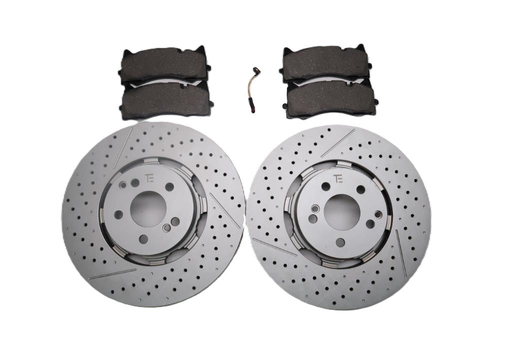 Mercedes Gt front brake pads & rotors TopEuro #2669