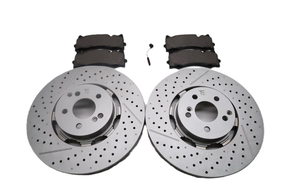 Mercedes Gt front brake pads & rotors TopEuro #2669