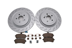 Mercedes Gt C63 Sl63 Sl65 rear brake pads & rotors TopEuro #2672